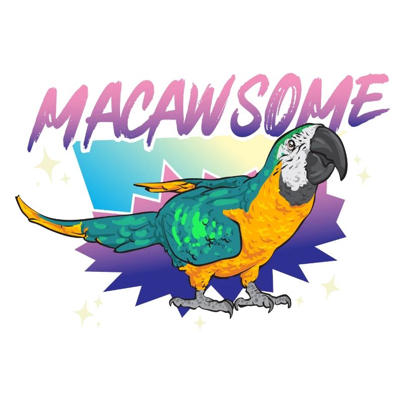 Yellow-breasted Macaw Parrot Blue And Yellow Macaw