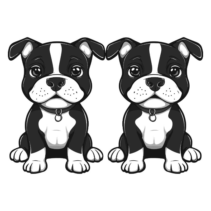 Pit Terrier Dog Comic