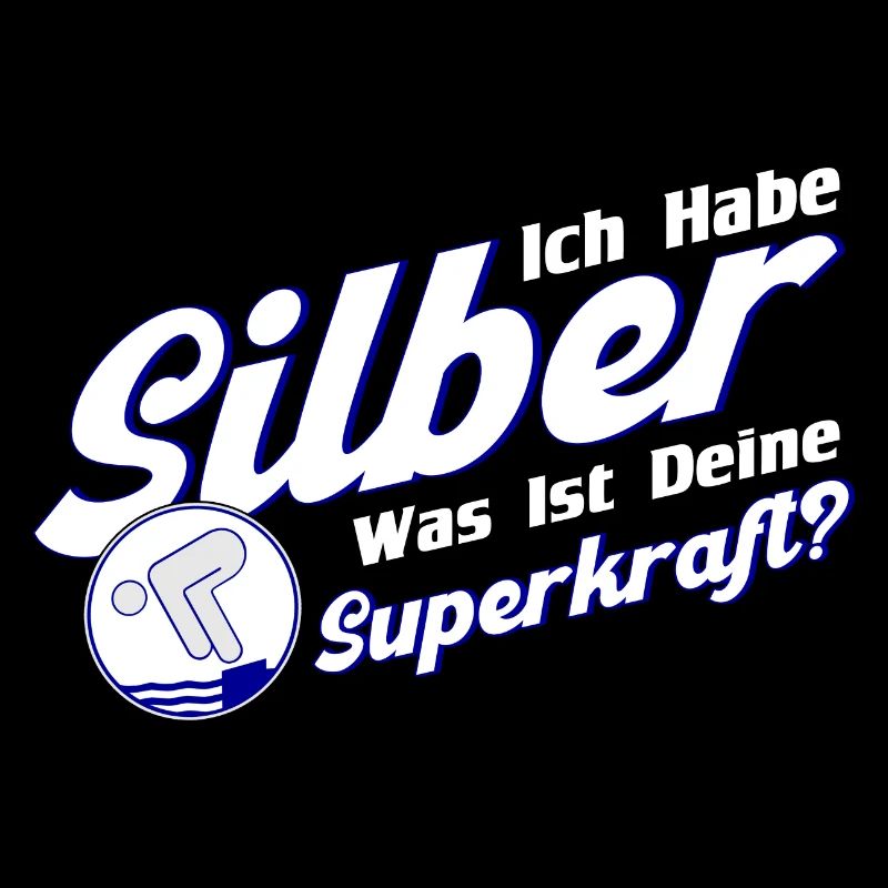 Schwimmer Schwimmprüfung Silber Geschenk