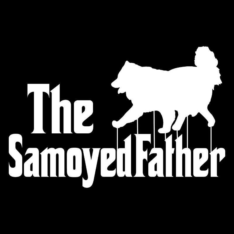 Samoyed Dog Men Motif Samoyed Papa