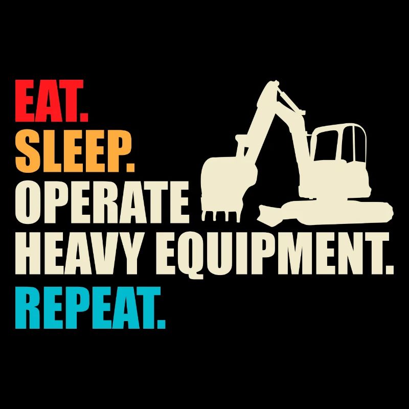 Construction machinery operator Excavator driver Excavator driver Construction workers