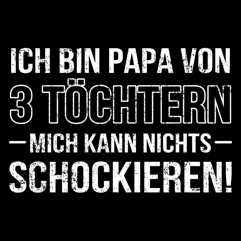 Drei Töchter Papa Vater Kinder
