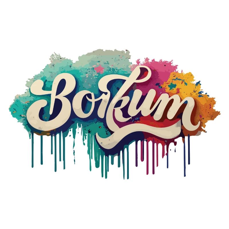 Borkum Graffiti lettrage