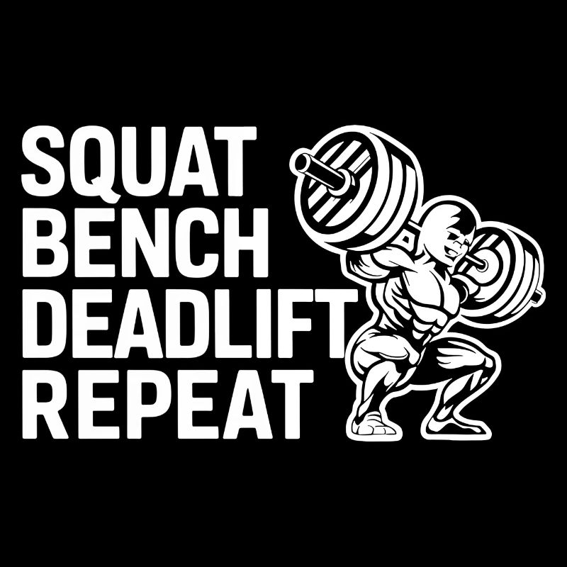 Squat Bench Deadlift Repeat 8