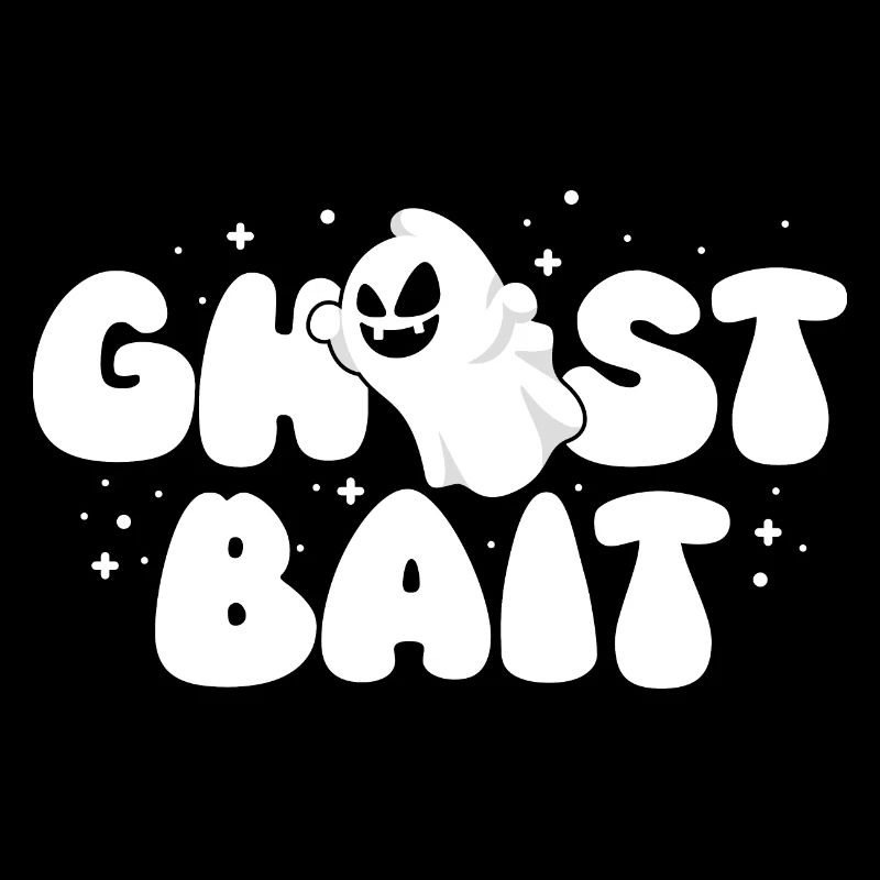 Ghost bait Cute ghost hunter halloween design
