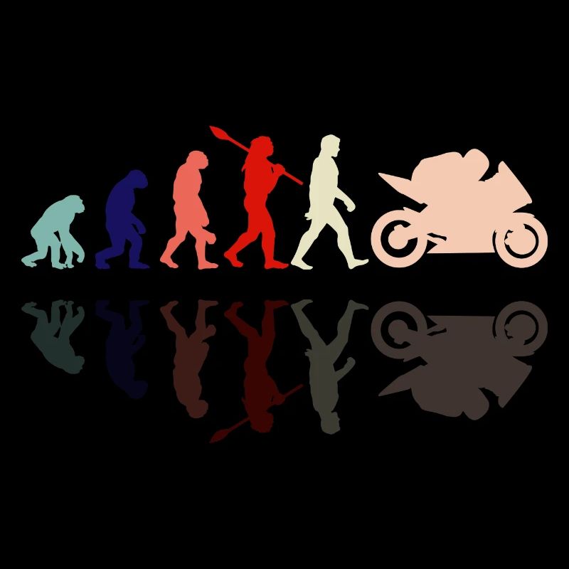 Motorcycle Evolution Vintage Shadow Biker