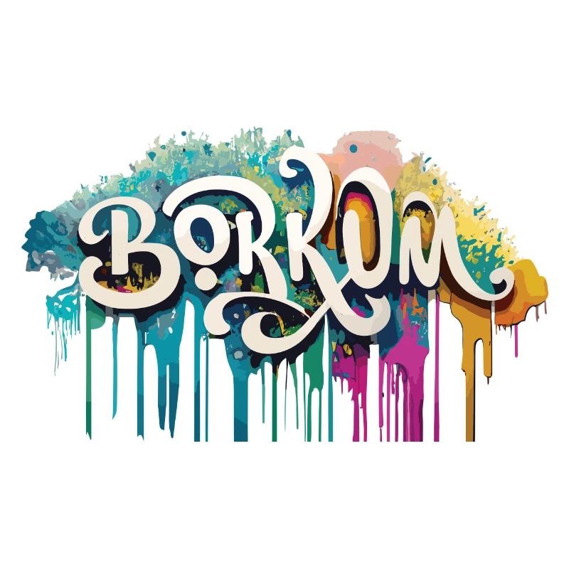 Borkum Graffiti lettering