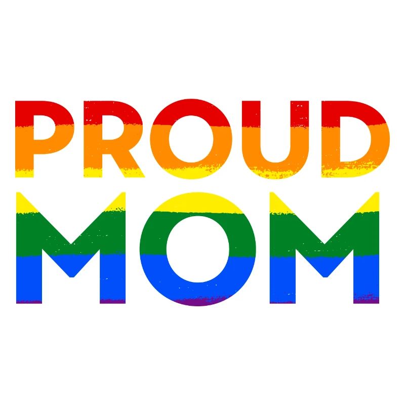 LGBT Support Proud Mom Pride Flag Equal