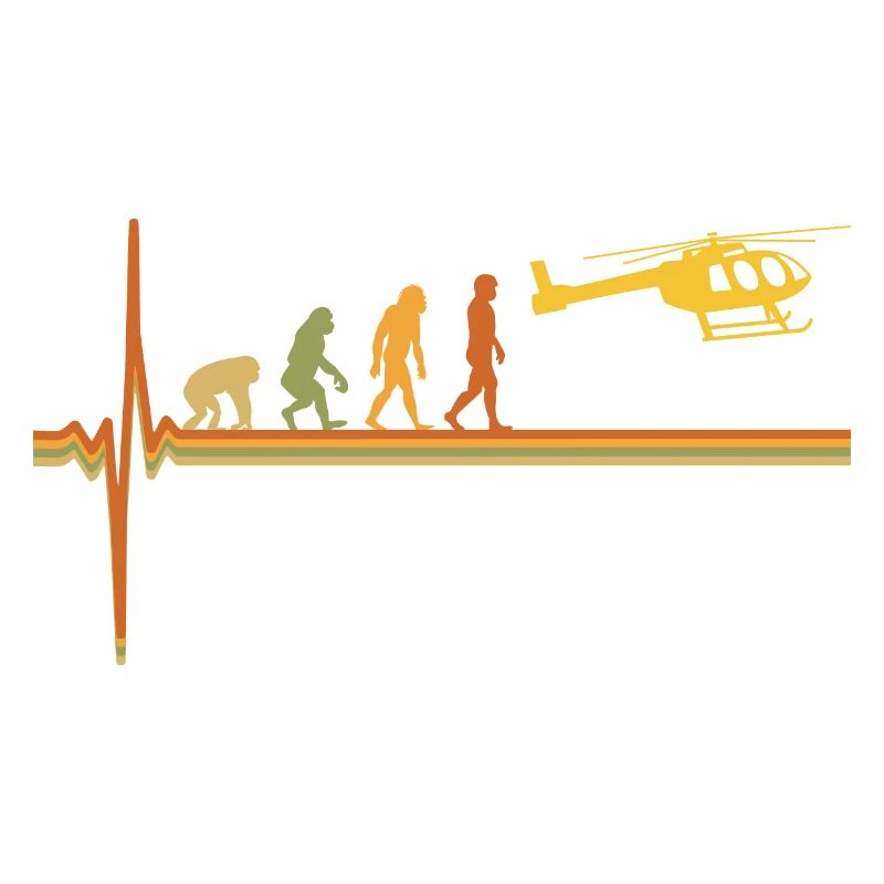 Helicopter Pilot ECG Heartbeat Evolution