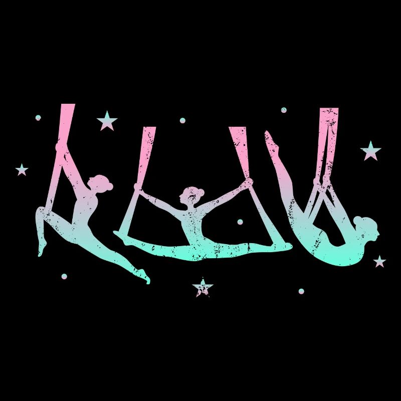 Dames acrobaties athlètes de cirque pente arithmétique