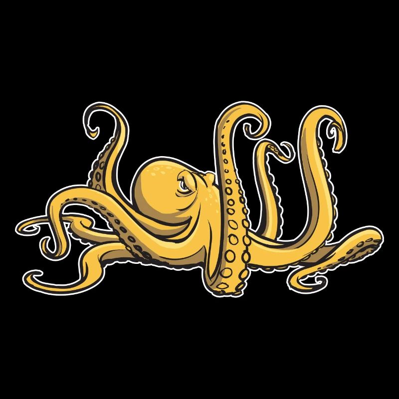 I like octopus - eight tentacles - squid