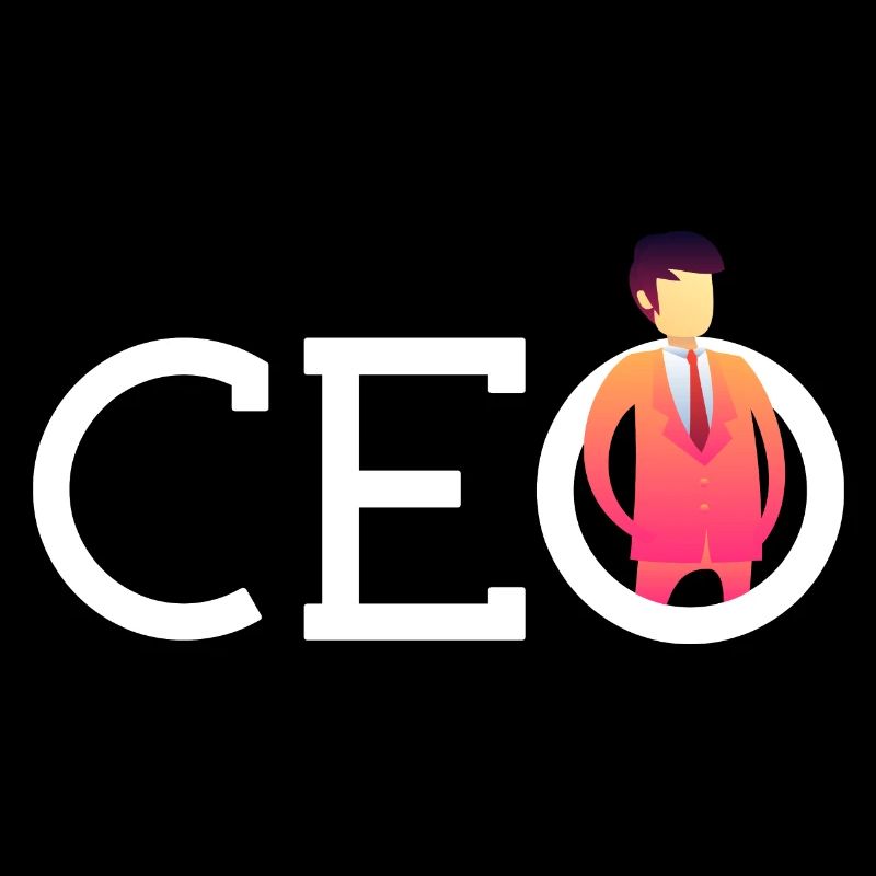 Pdg chef de la conception pour un chef de la direction