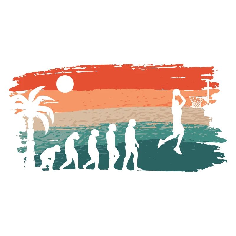 Basketball Evolution From Monkey To Men BBall