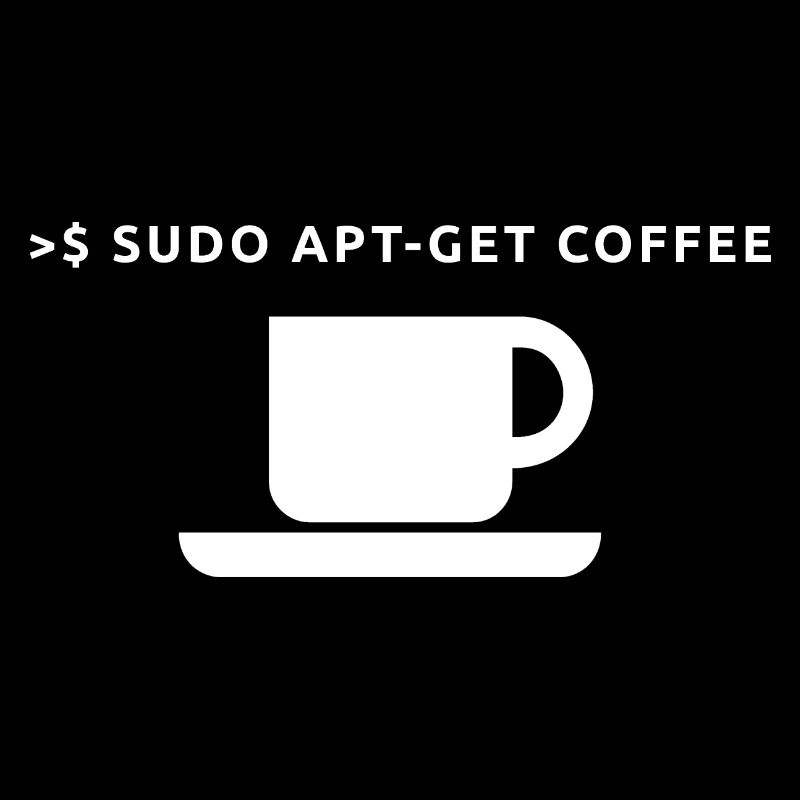 Lustiges Linux Kaffee Admin Shirt Pinguin Coder