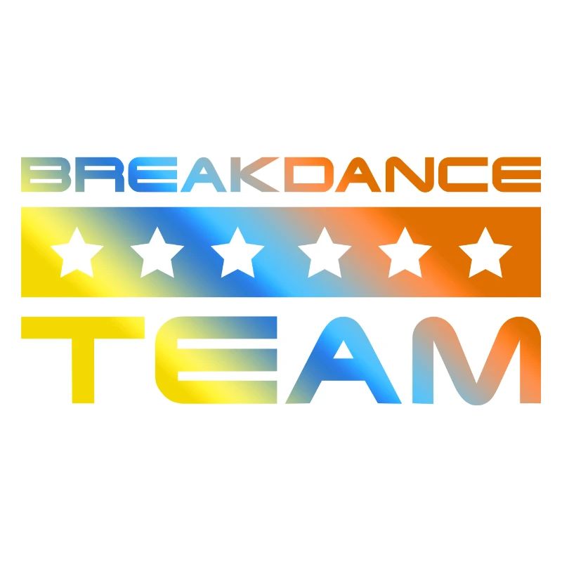 Breakdance Crew Coloré