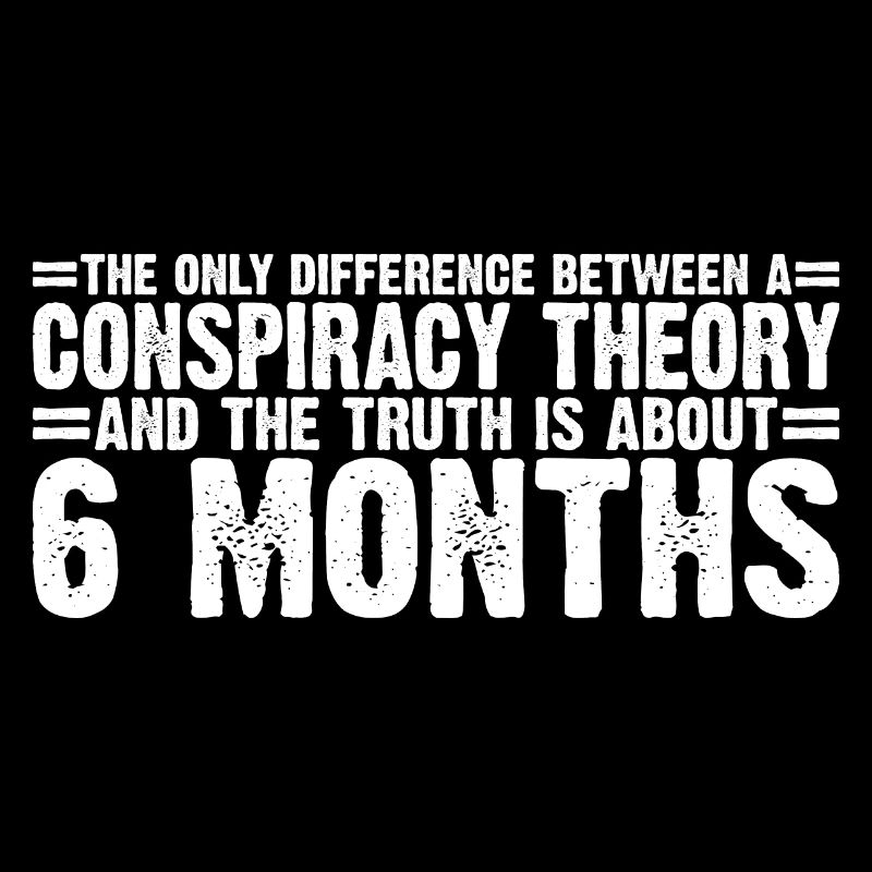 The Only Difference Between A Conspiracy Theory 8