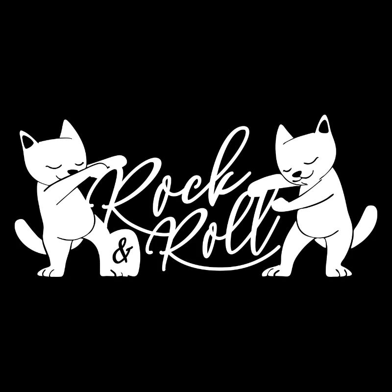 Chat rock roll danse chat