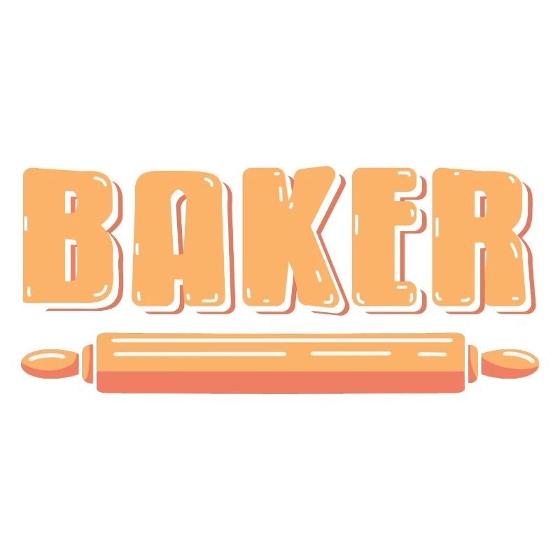 Awesome Baker Rolling Pin T-Shirt Baking Design