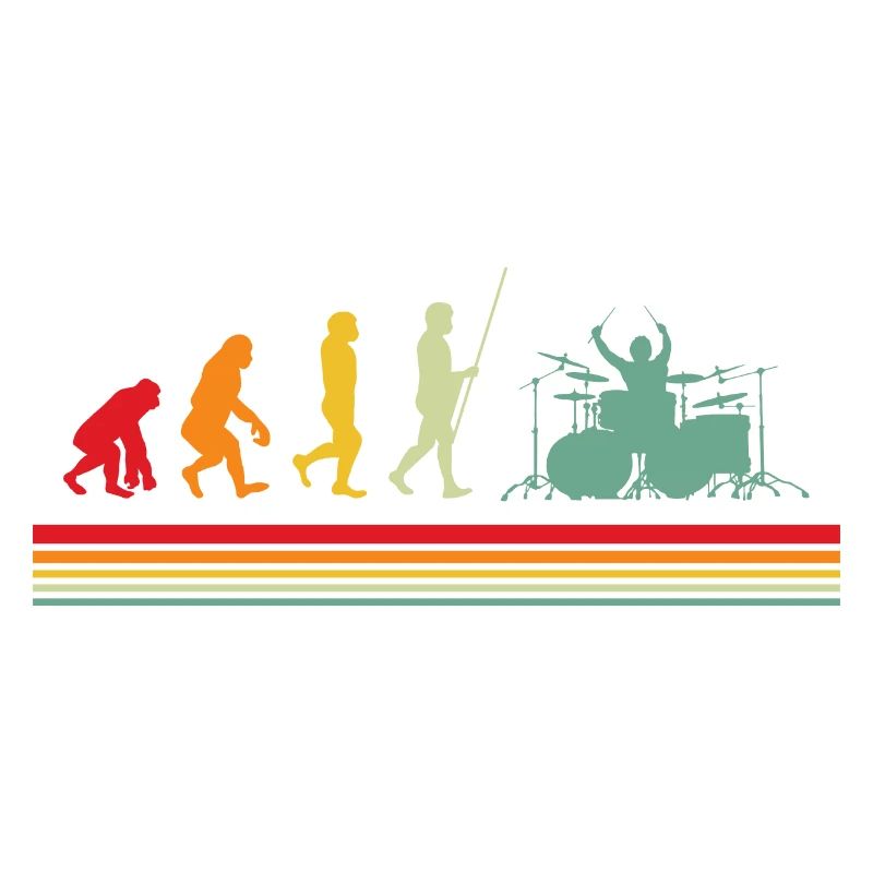 Drummer Evolution Drummer Retro Drums