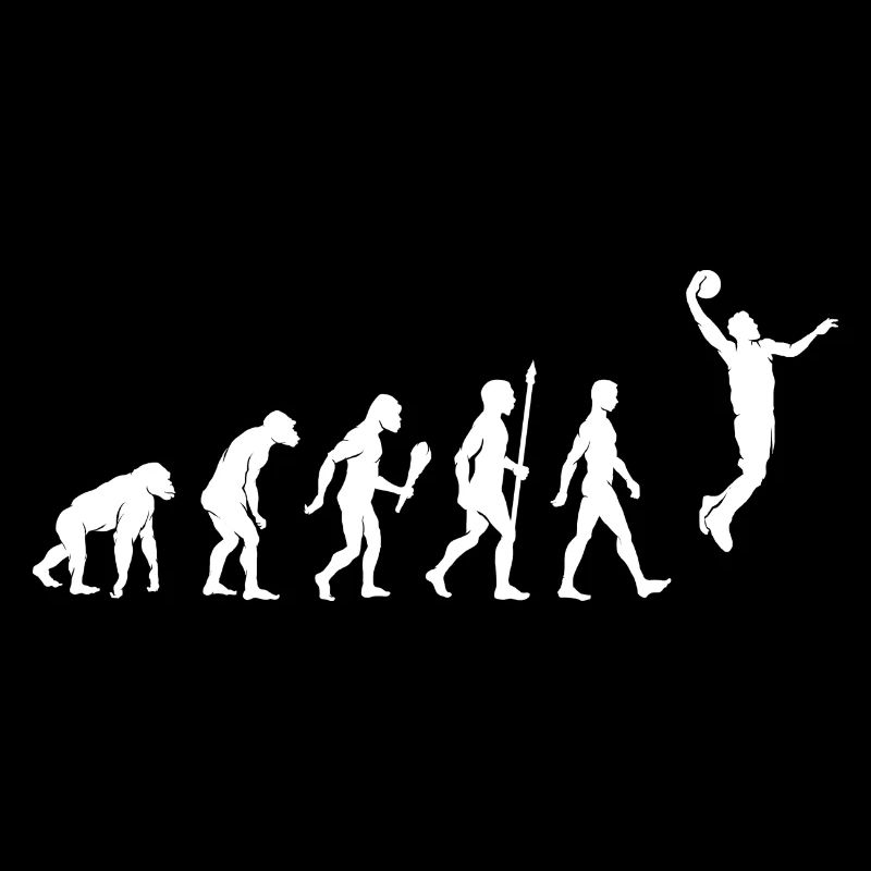 Dunking Basketball Evolution Basketball Player