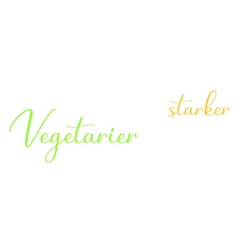Ich bin ein starker Vegetarier