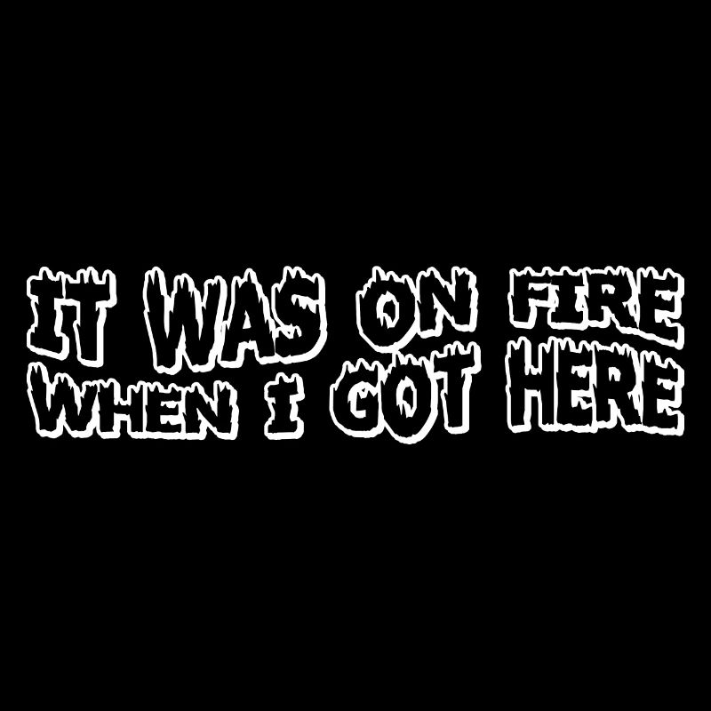 It Was On Fire When I Got Here 8