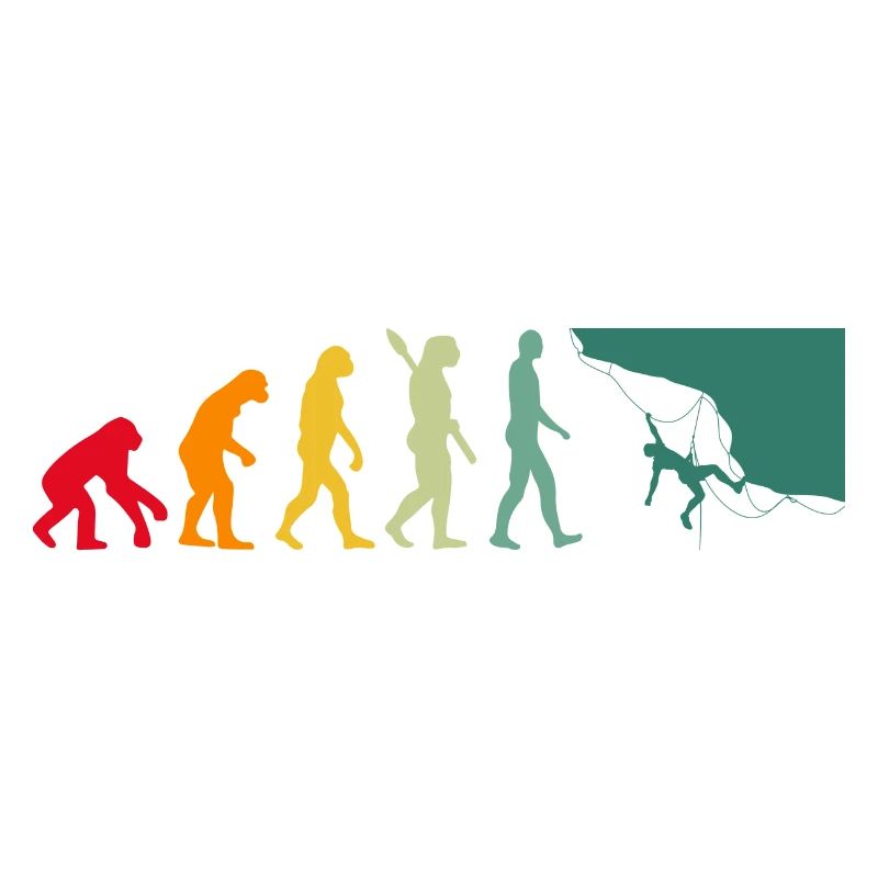 Evolution Graphic Climbing Climber Bouldering Boul