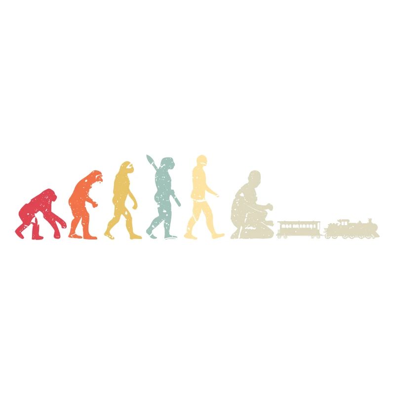 Evolution of Human Train Model Railway