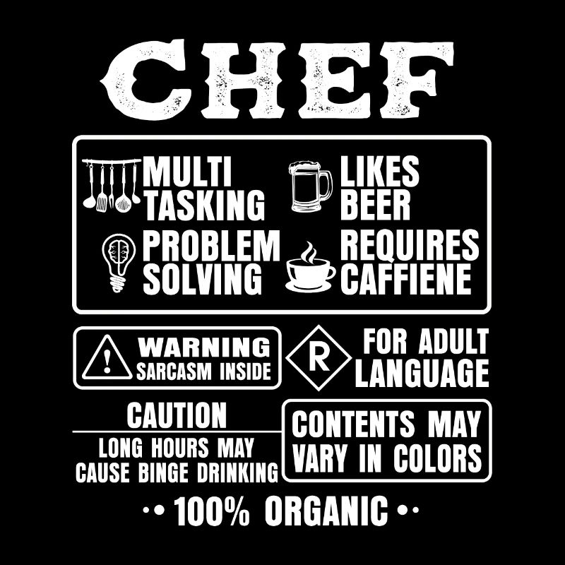 Funny Chef Cooking Gift Kitchen