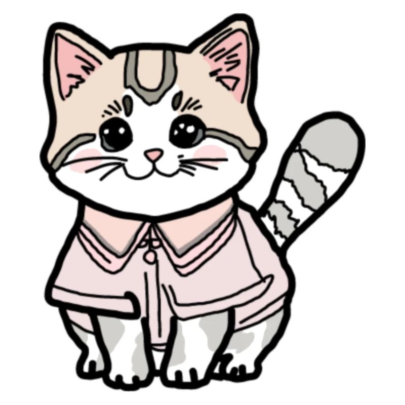 Katze mit Pulli