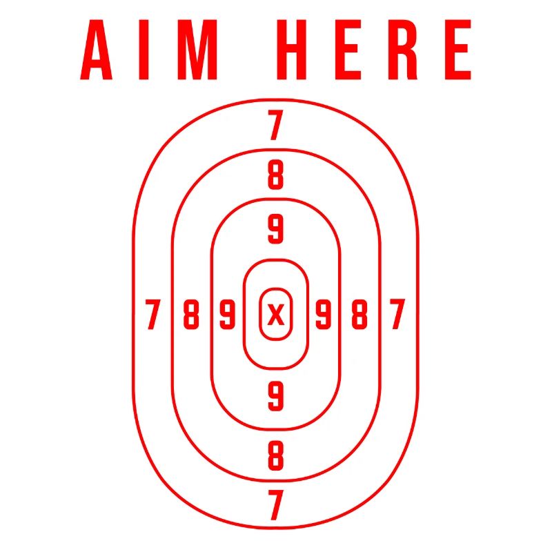 Aim Here - Shooting Range Target
