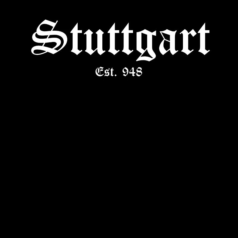 Stuttgart Swabia Old German script Swabian