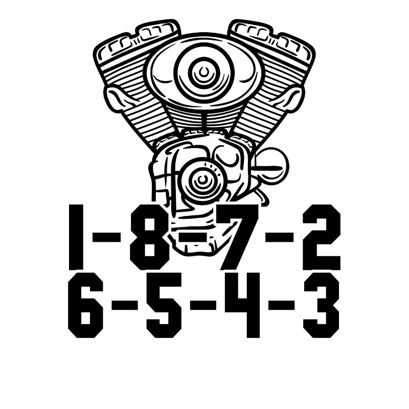 V8 Engine 1-8-7-2-6-5-4-3 Fire Order