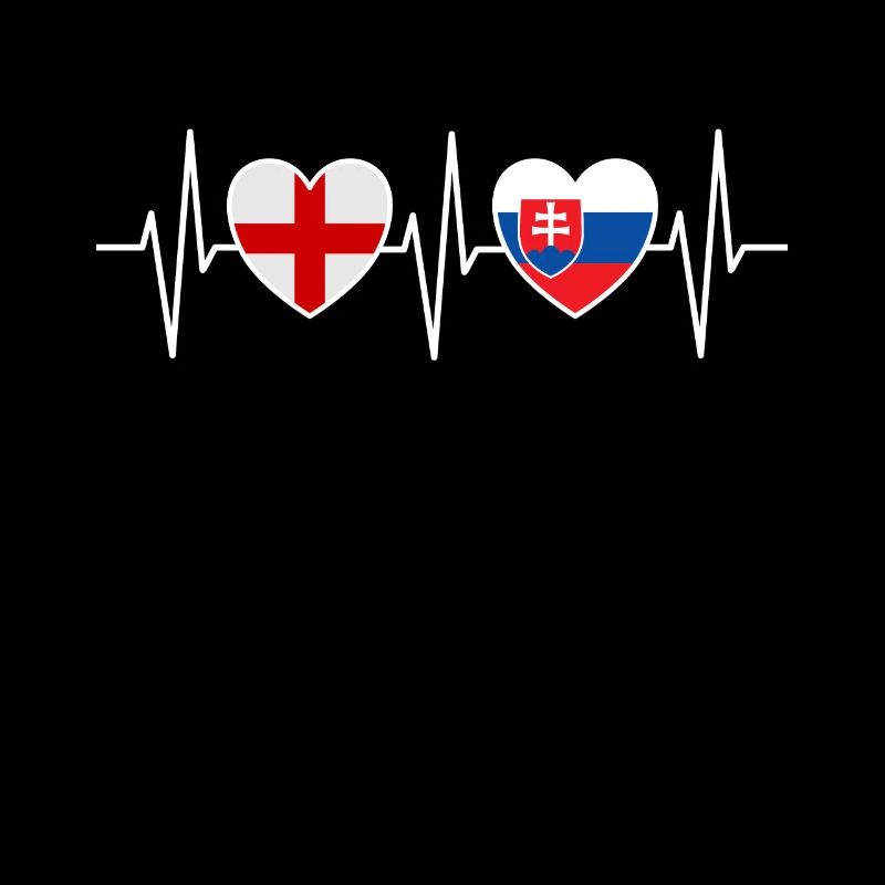 Drapeaux de l’Angleterre et de la Slovaquie drapeaux slovaques