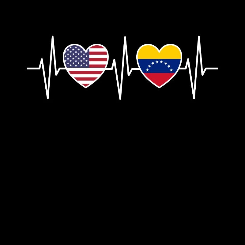 Drapeaux du drapeau vénézuélien des États-Unis et du Venezuela
