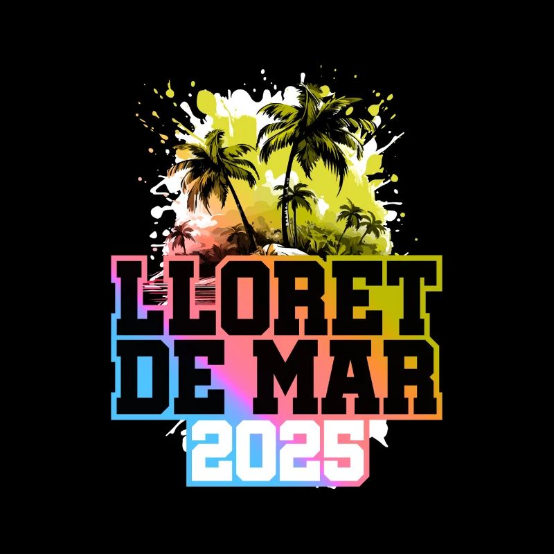 Lloret de Mar 2025 Palm Trees Multicoloured