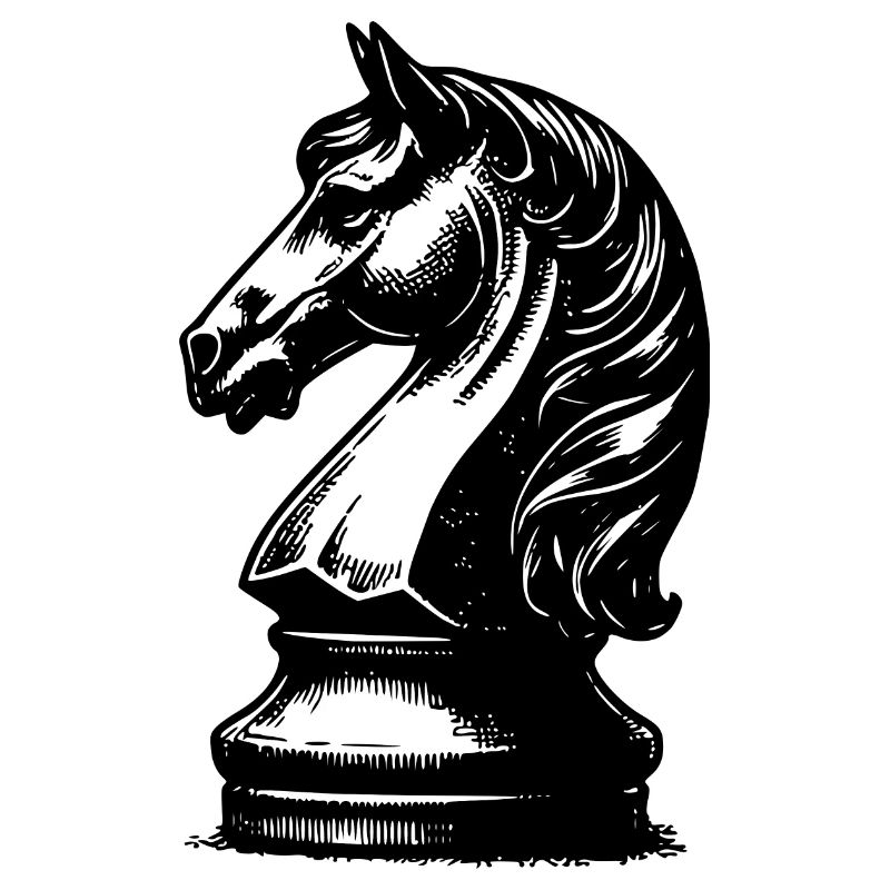 Schachspiel Schachfigur Pferd Springer