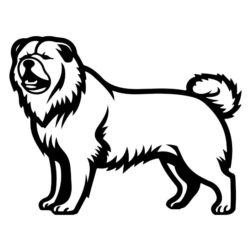 Icône de chien Chow Chow