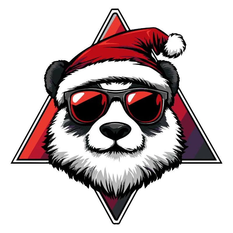 Panda Christmas Cool