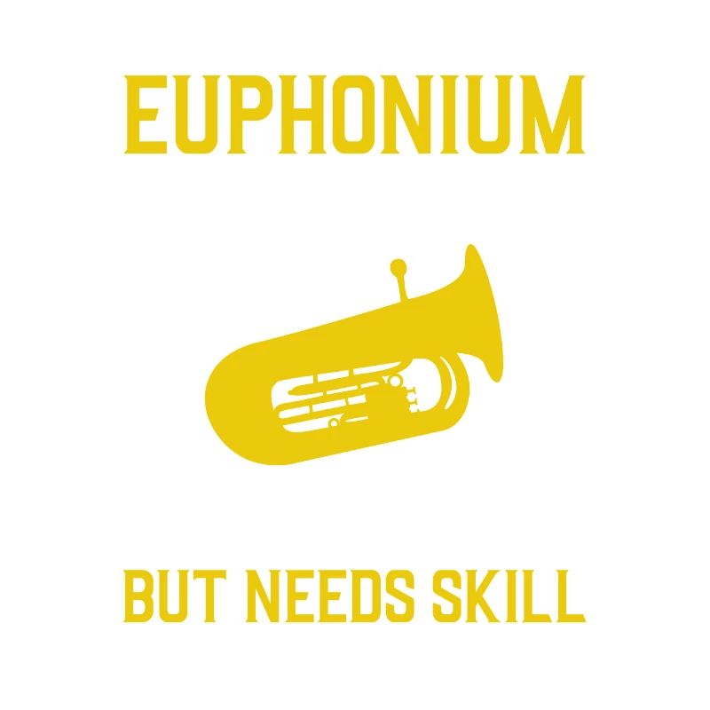 Deep brass marching baritone euphonium
