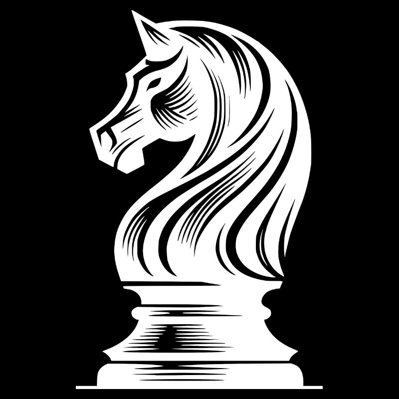 Jeu d’échecs cheval Échecs Figure Chevalier Dessin