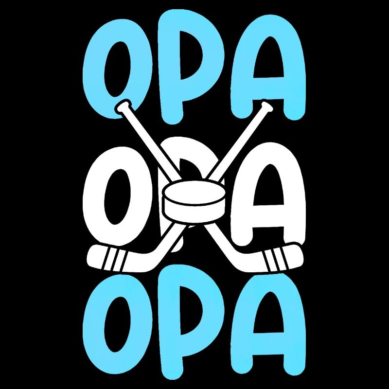 Eishockeyspieler Opa Eishockey