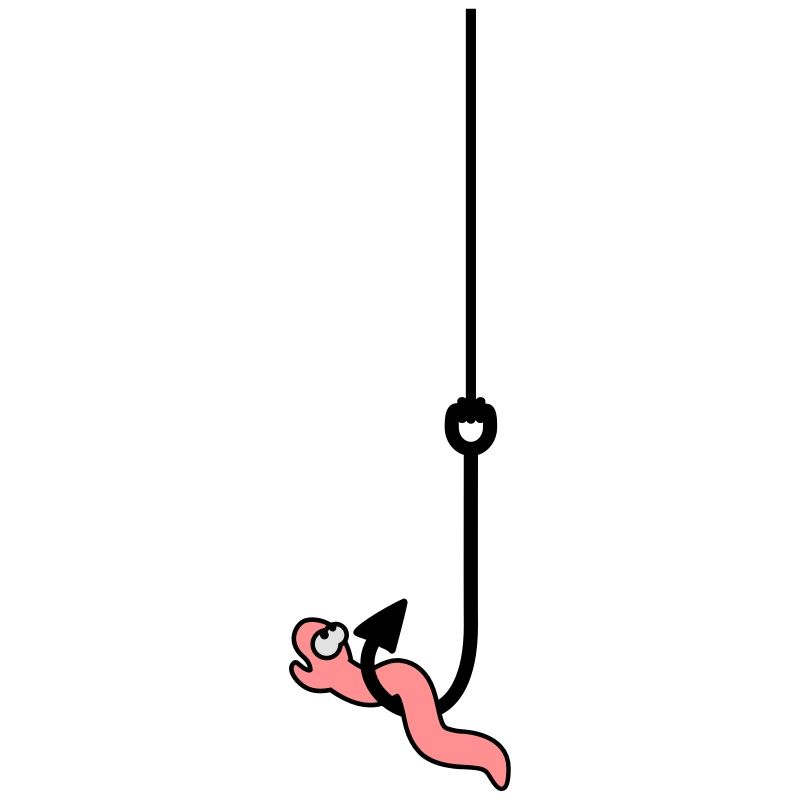 Worm On The Hook