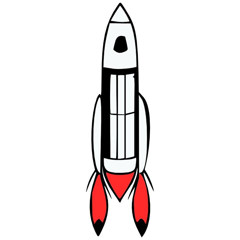 Vecteur de vol spatial spatial de fusée spatiale