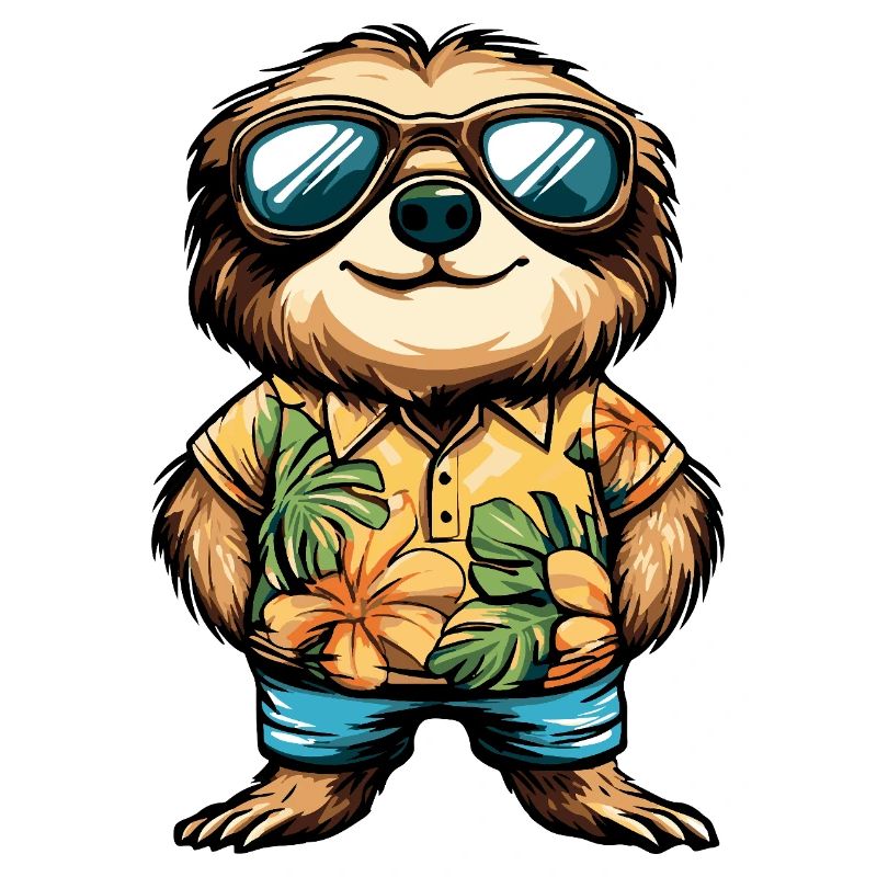 Sloth Cool Summer