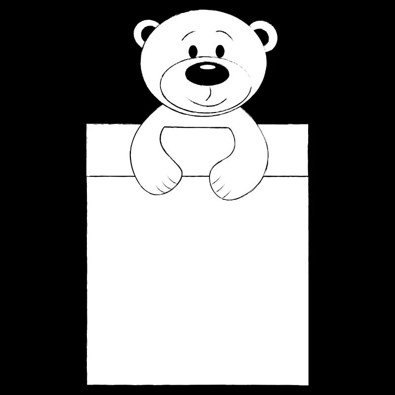 Bear in bed
