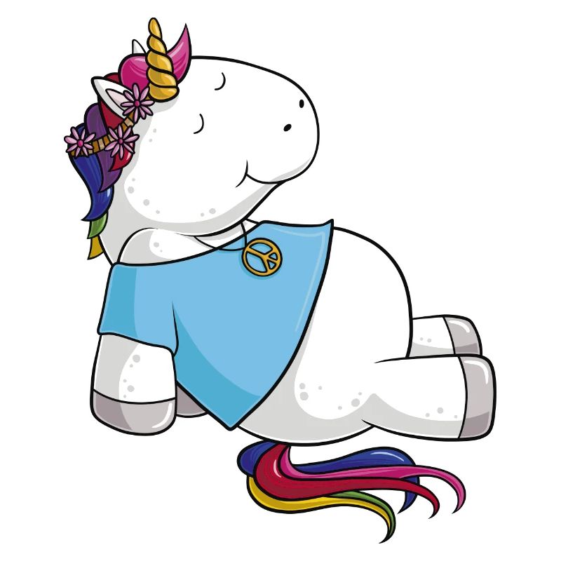 Hippie Einhorn Comic