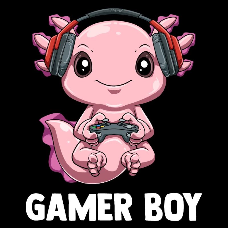 Zocken Jungs Axolotl - Computer Spiele Videospiele