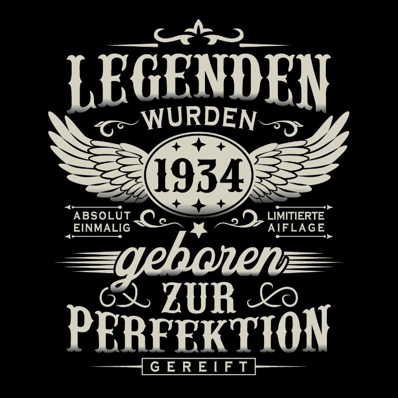 Legenden Wurden 1934 Geboren Geburtstag Geschenk