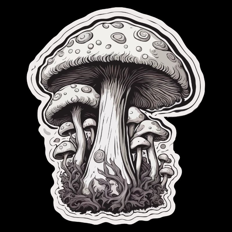 Champignon / Champignon / Prairie / Forêt / Goa / Psy